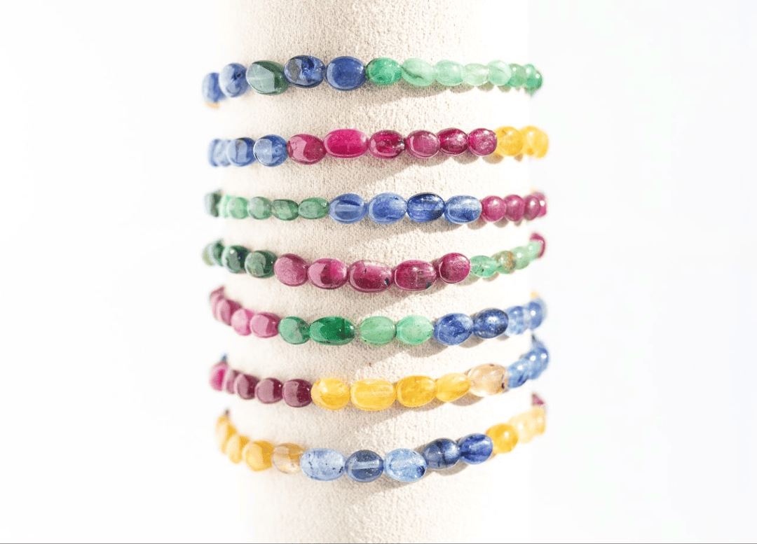 Sapphire Beaded Bracelet