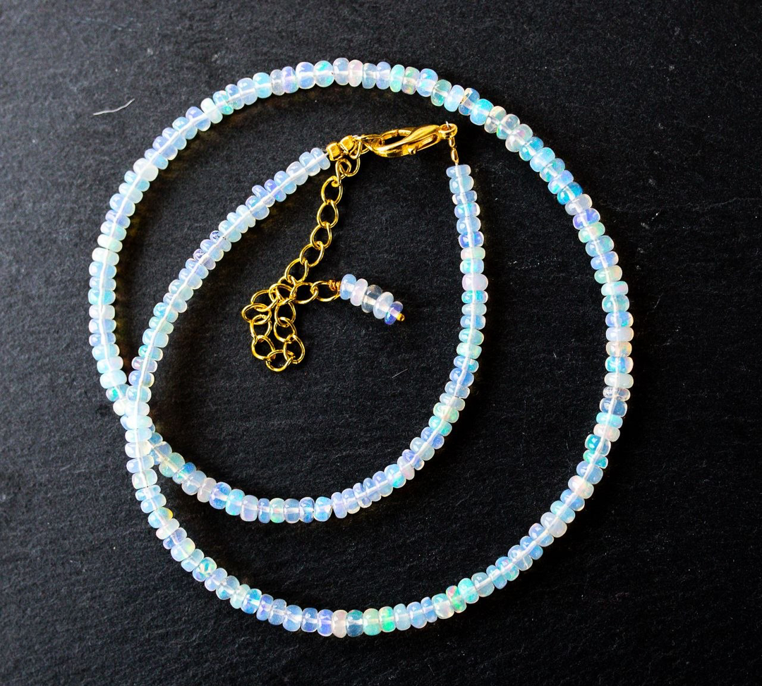 Opal Beaded Necklace
