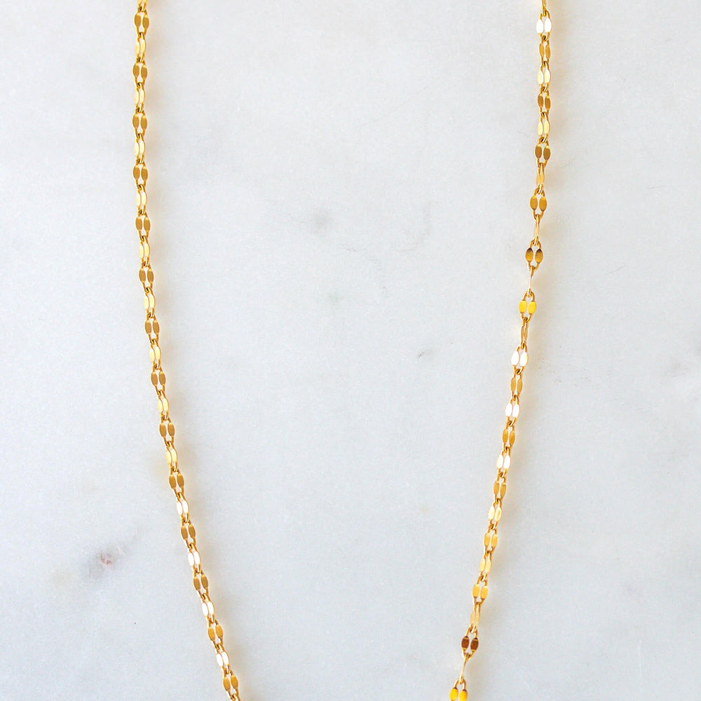 Dainty Gold Sparkle Necklace