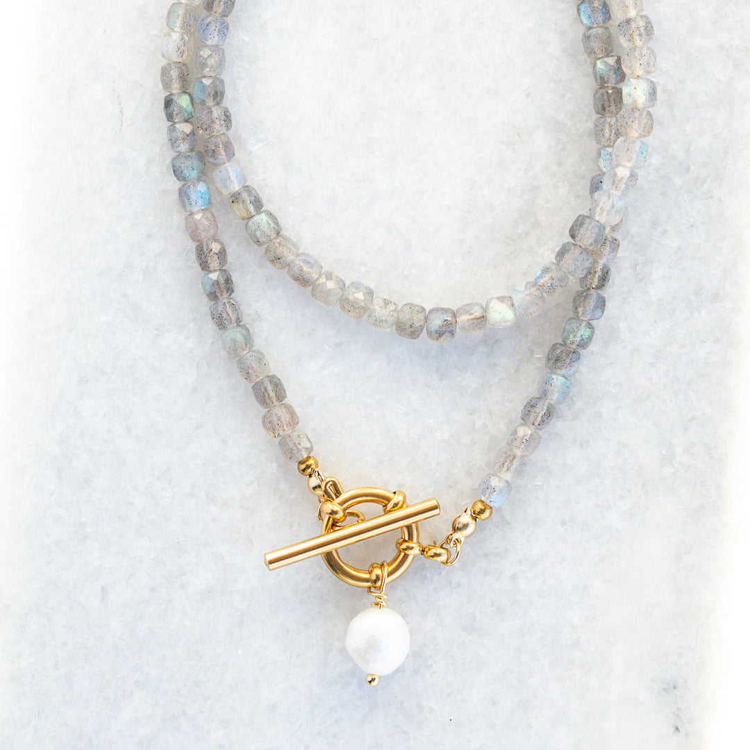 Gift for Mother's Day Necklace Gorgeous Beaded Necklace Waterproof Gold Jewelry Vacation Jewelry 