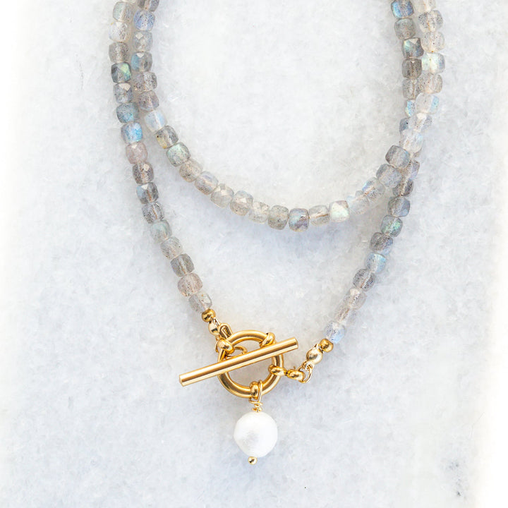 Gift for Mother's Day Necklace Gorgeous Beaded Necklace Waterproof Gold Jewelry Vacation Jewelry 